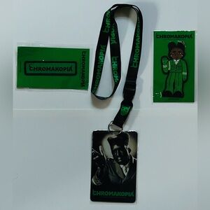 NEW! Tyler the Creator Chromakopia Tour Patches, Laminate & Lanyard Keyring-NWT